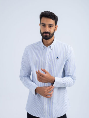 OXFORD SHIRT WITH EMBROIDERY - Stipe, S