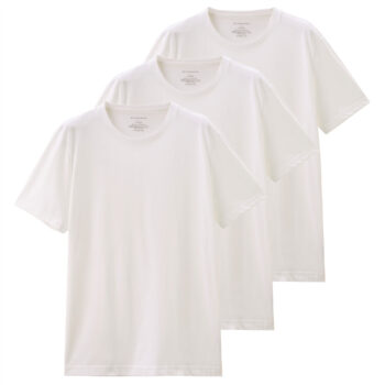 UNDERWEAR CREW TEE PACK 3 - WHITE, S