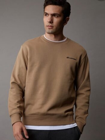 CREW NECK SWEATSHIRT WITH PRIN