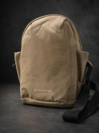 BAG WITH LOGO - Khaki, FREE