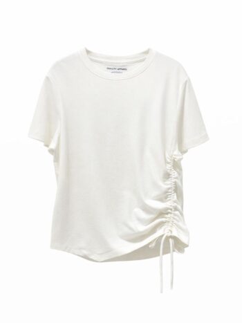 INTERLOCK TEE - WHITE, L