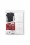 UNDERWEAR CREW TEE PACK2 PIECE - WHITE, S