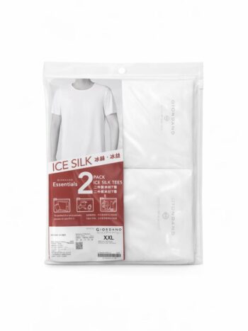 UNDERWEAR CREW TEE PACK2 PIECE - WHITE, S