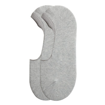 HIDDEN SOCKS 2 PAIRS - GREY, FREE