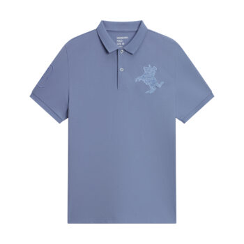 POLO WITH EMBROIDERY - PURPL-06, S