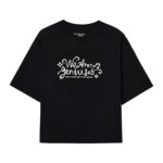 T-SHIRT WITH PRINT - BLACK-09, 155