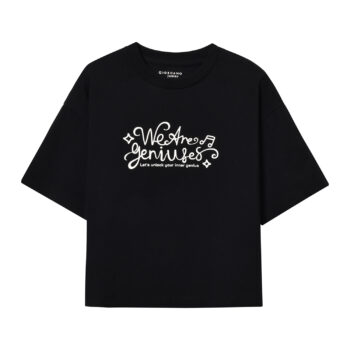 T-SHIRT WITH PRINT - BLACK-09, 110