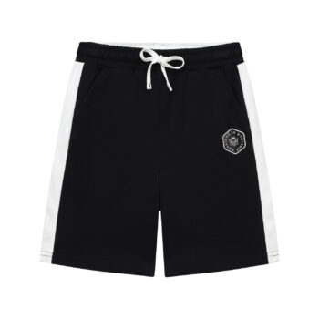 SHORT WITH LOGO - BLACK-09, 140