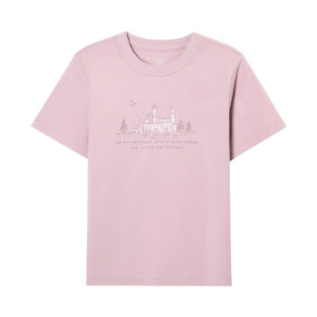 T-SHIRT WITH PRINT - PURPL-21, 110