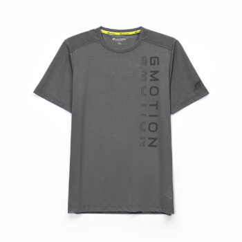 T-SHIRT WITH PRINT - GREY-22, XL