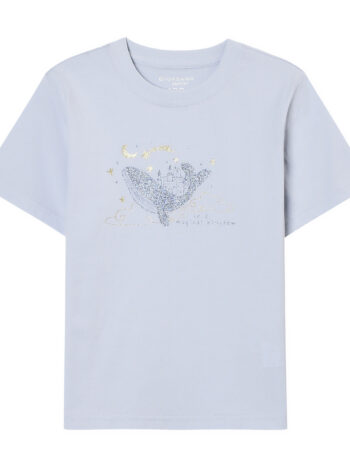 T-SHIRT WITH PRINT - BLU-82, 120