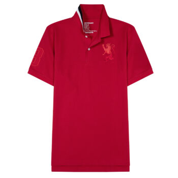 POLO WITH EMBROIDERY - RED, S