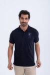 POLO WITH EMBROIDERY - Black, M
