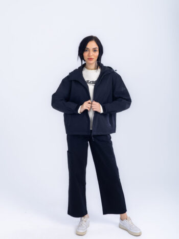 WOVEN JACKET WITH FLEECE