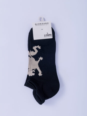 PED SOCKS 2 PAIRS - Black, L