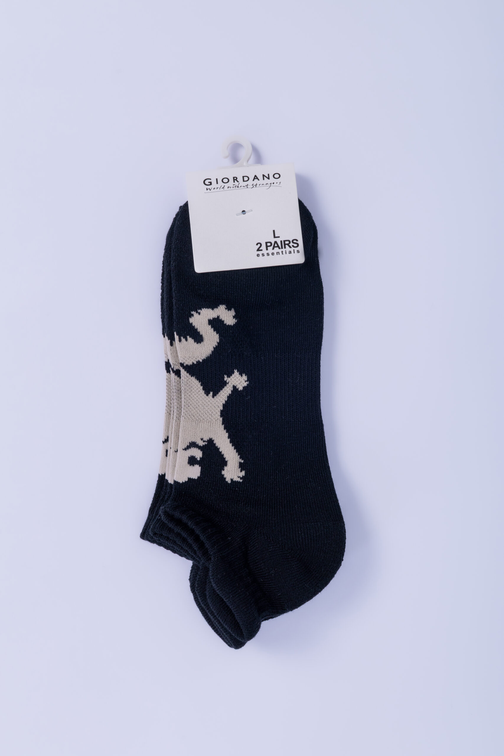 PED SOCKS 2 PAIRS - Black, L