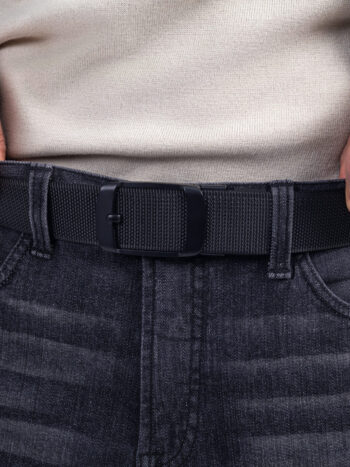 WOVEN BELT - Black, L