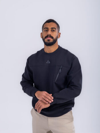 SWEATSHIRT WITH ZIPPER POCKET