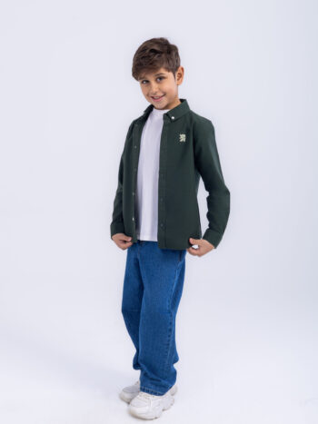 OXFORD SHIRT WITH EMBROIDERY