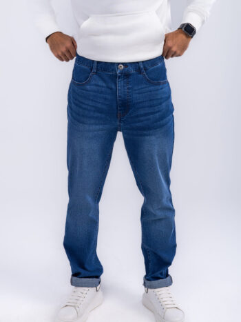 STRETCH JEAN - MID BLUE, 30