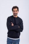 SWEATSHIRT WITH LOGO - Black, S