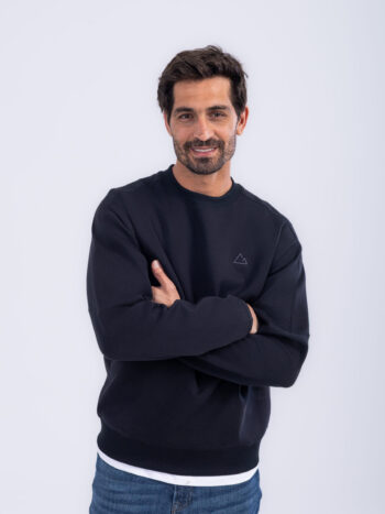 SWEATSHIRT WITH LOGO - Black, S