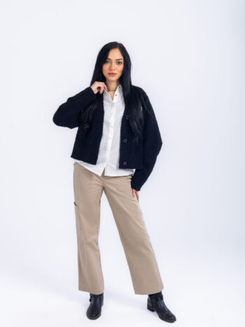 POLYESTER CARDIGAN