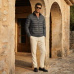 DUCK DOWN JACKET - Dk Grey, S