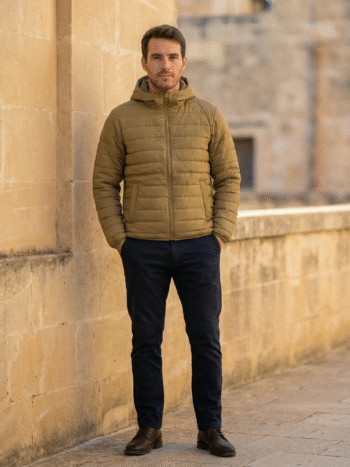 QULITED JACKET - DK GREEN, S